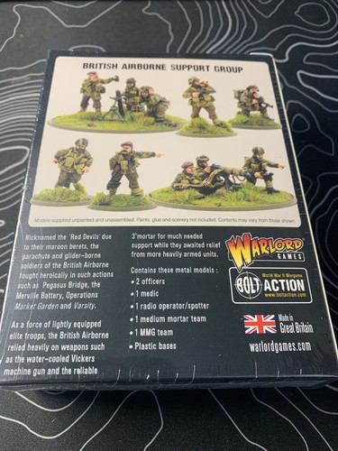 British airborne support group - british,