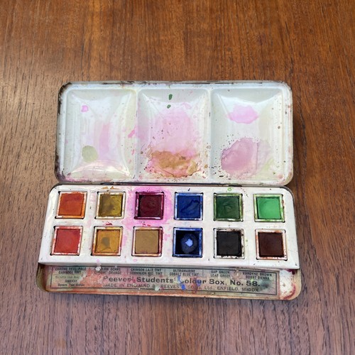 Reeves vintage paint palette - paint,