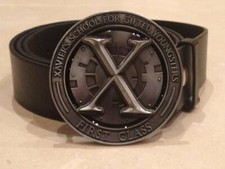 X-MEN First Class logo Buckle + FREE BELT wolverine storm Cosplay cyclops gambit