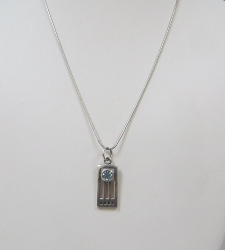 925 sterling silver - silver, topaz