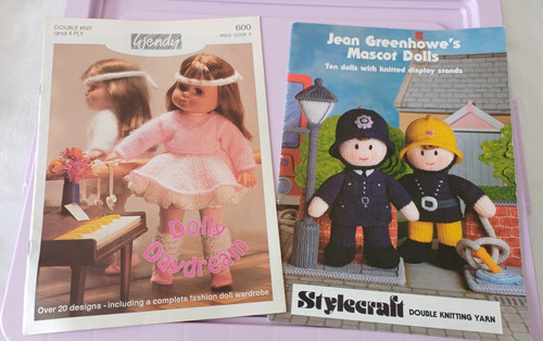 Knitting booklets doll - x, doll's
