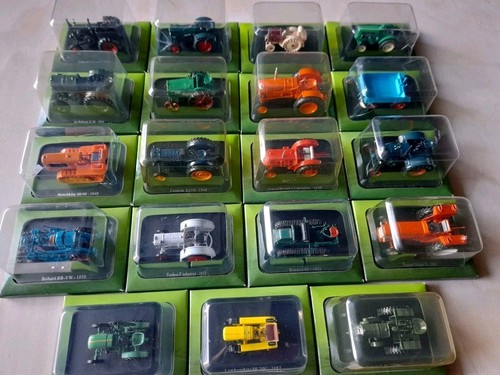 Die cast model tractors - x,