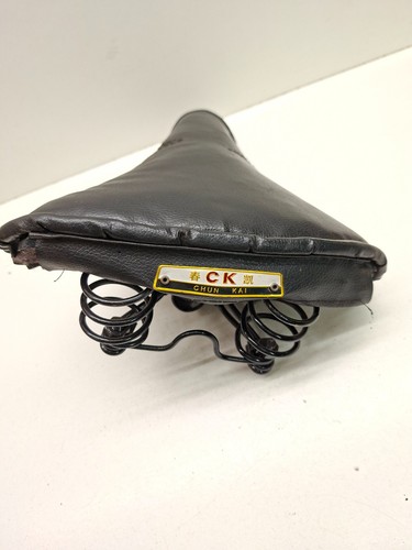 Vintage bicycle sprung saddle - bicycle,