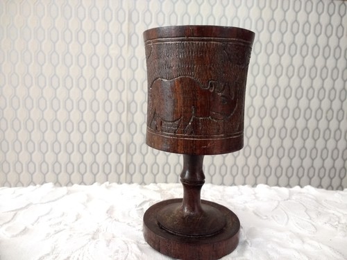 Vintage wood wine - vintage, goblet