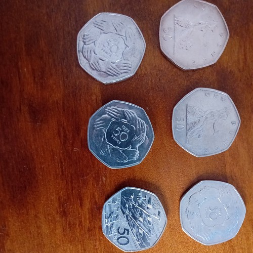 Old pence coins 1969 - 50, 1973