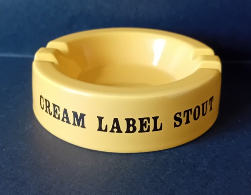 Wade cream label - cream, ashtray