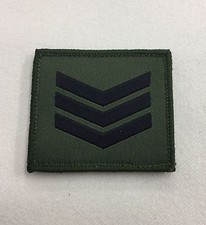 Sergeant Green Rank Badge, Sgt