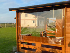 ​CUSTOM-MADE CLEAR PVC GAZEBO COVER | WATERPROOF TARPAULIN FOR PATIO & GARDEN​