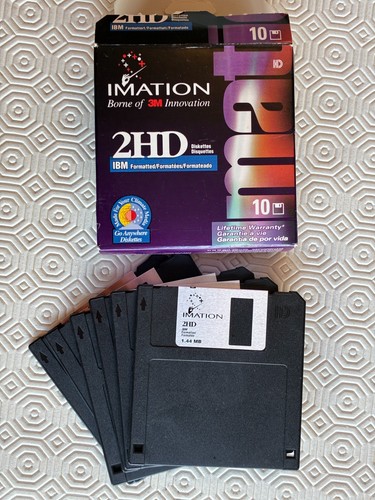 Six remaining floppy disks