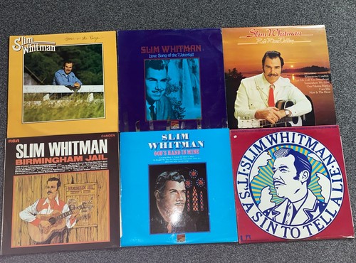 Slim whitman vinyl - 6, x