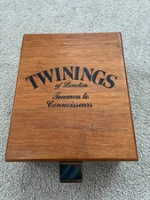 Twinings Tea vintage wooden
