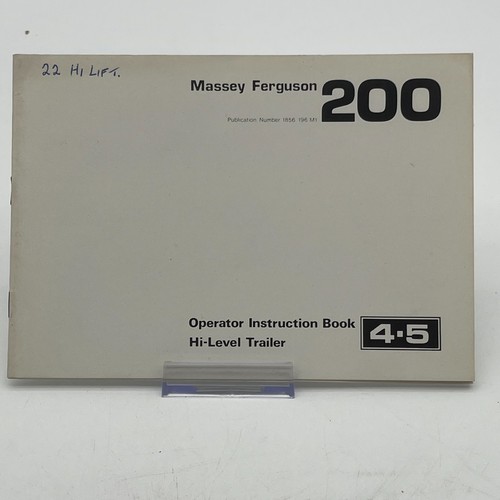 Massey ferguson 200 level - ferguson,