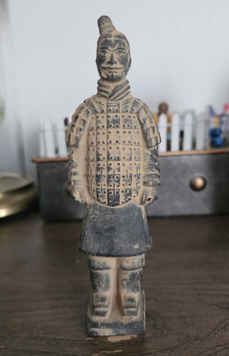Terracotta warrior figurine - terracotta,