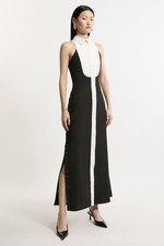 Karen Millen Maxi Dress UK12 in Black RRP £249