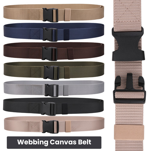 Quick release buckle belt - release, men