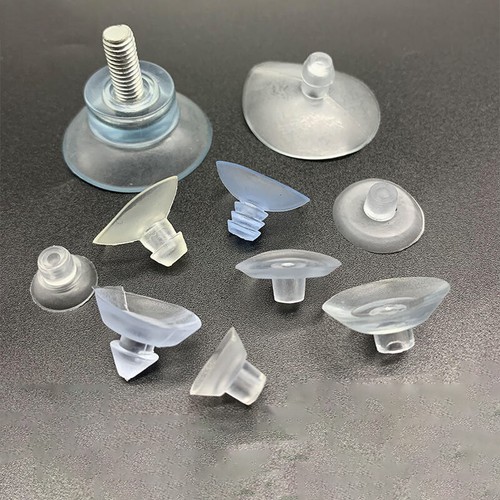 Suction cups clear rubber - clear,