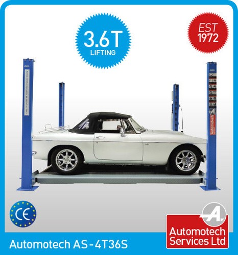 Short post car lift - short, 4