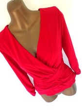 Joseph Ribkoff Red V neck