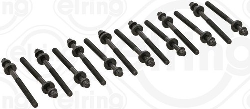 Cylinder head bolt set fits - head,