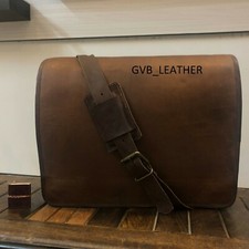 Men's 17" Wide Genuine Leather