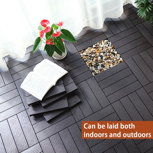 11x wpc decking tiles garden - tiles,