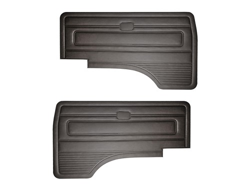 Black front door panels - front,