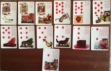 ANTIQUE GYPSY WITCH FORTUNE TELLING CARDS ORIGINAL BOXED & RULES COMPLETE