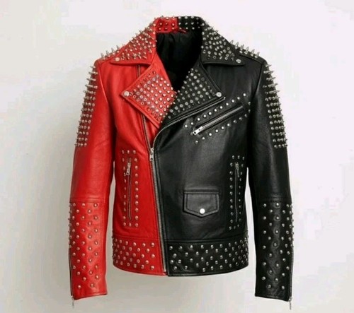 Mens two tone studded - two,