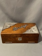 Silver Mounted Oak Bridge Box