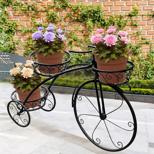 Wrought iron bicycle plant - bicycle,