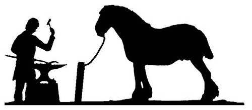 Steel horse blacksmith - &,