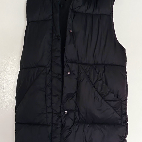 Zara black hooded padded - hooded,