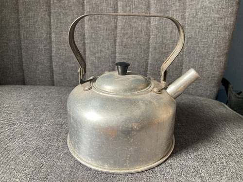 Vintage camping kettle - vintage,