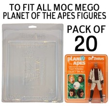 Pack of 20 Protective Cases For MOC MEGO Planet of the Apes Figures - AFTMEG