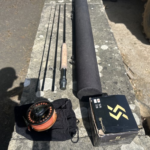 4piece fly rod with - rod,
