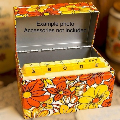 Vintage 70s mcm metal - vintage, recipe