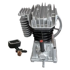 Twin Cylinder Piston Style Air Compressor Pump Head 3HP 2.2KW 260mm 8bar 980RPM