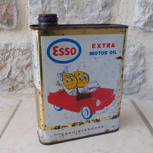Vintage esso extra motor oil - vintage,