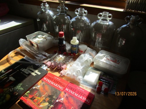 Home made wine equipment