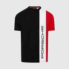 Porsche Penske Motorsport Official Stripe Team T-Shirt Black Red