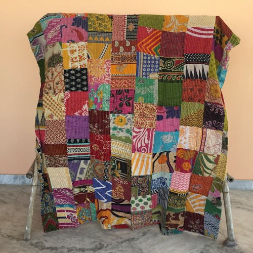 Vintage patchwork kantha - vintage,