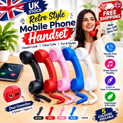 Retro telephone handset - telephone,