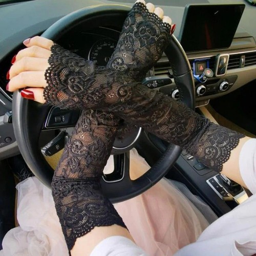 Women lace arm sleeves - lace, sun