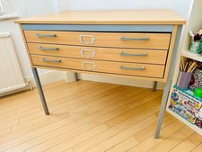 Elite Norton A1 Plan 3 Drawers Chest Storage Unit in Chester Oak finish