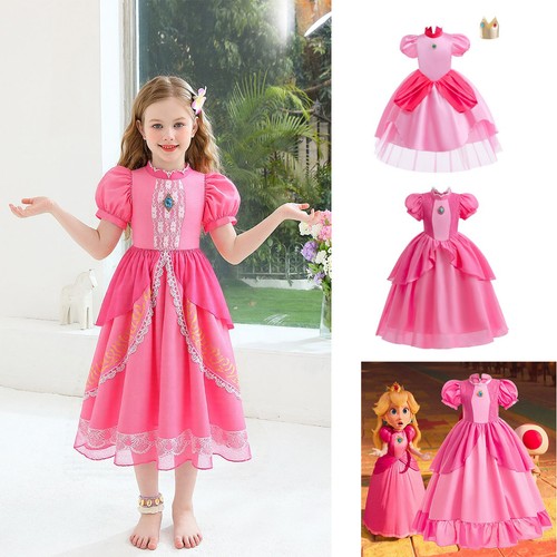 Kids girls super mario peach - kids,