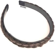 HEADBAND BRAIDED SYNTHETIC PLAIT PLAITED HAIR BAND FASHION HAIR ACCESSORIES