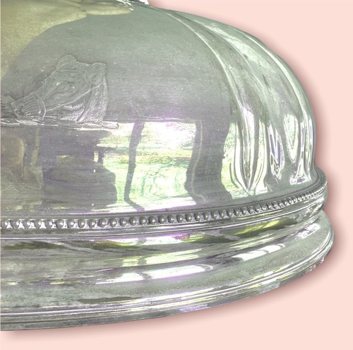 Large silver plate - silver,