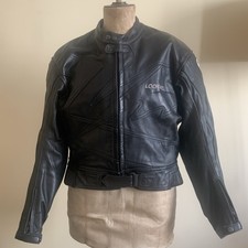 Lookwell Leather Motorcycle Jacket + Armour Size EU 54/ UK 44 XL See Description