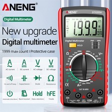 Professional Digital Multimeter Voltmeter Ohmmeter Ammeter Multi Tester Meter UK