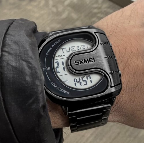 Digital led watch steampunk - digital,
